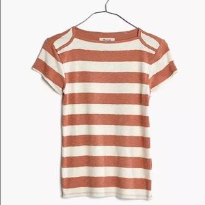 Madewell Rugby Striped Boat Neck T-Shirt